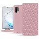 Capa em pele Samsung Galaxy Note10+ - Rose - Couture ( Nappa - Pantone 2365C ) 