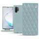 Lederschutzhülle Samsung Galaxy Note10+ - Bleu ciel - Couture ( Nappa - Pantone 277C ) 
