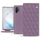 Lederschutzhülle Samsung Galaxy Note10+ - Lilas - Couture ( Nappa - Pantone 2645U ) 