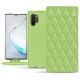 Capa em pele Samsung Galaxy Note10+ - Vert olive - Couture ( Nappa - Pantone 578U ) 