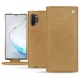 Housse cuir Samsung Galaxy Note10+ - Sable vintage ( Roughtcut - Gaucho#57254 ) 