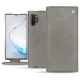 Capa em pele Samsung Galaxy Note10+ - Acier vintage ( Pantone 403C ) 