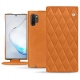 Housse cuir Samsung Galaxy Note10+ - Mandarine vintage - Couture