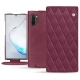 Funda de piel Samsung Galaxy Note10+ - Prune vintage - Couture