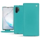 レザーケース Samsung Galaxy Note10+ - Bleu fluo