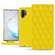 Lederschutzhülle Samsung Galaxy Note10+ - Jaune fluo - Couture