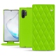 Custodia in pelle Samsung Galaxy Note10+ - Vert fluo - Couture