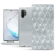 Capa em pele Samsung Galaxy Note10+ - Platinium - Couture