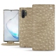 Funda de piel Samsung Galaxy Note10+ - Autruche desert
