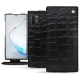 Capa em pele Samsung Galaxy Note10+ - Crocodile nero