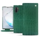 Funda de piel Samsung Galaxy Note10+ - Crocodile pino
