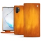 Capa em pele Samsung Galaxy Note10+ - Orange Patine