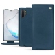 Capa em pele Samsung Galaxy Note10+ - Blu mediterran