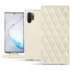 レザーケース Samsung Galaxy Note10+ - Blanc escumo - Couture