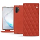 Lederschutzhülle Samsung Galaxy Note10+ - Arange clouquié - Couture