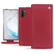 Lederschutzhülle Samsung Galaxy Note10+ - Rouge passion