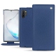 レザーケース Samsung Galaxy Note10+ - Bleu frisson