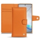Housse cuir Samsung Galaxy Note10+ - Orange ( Nappa - Pantone 1495U ) 