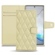 レザーケース Samsung Galaxy Note10+ - Beige - Couture ( Nappa - Pantone 7502C ) 