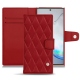 Funda de piel Samsung Galaxy Note10+ - Rouge - Couture ( Nappa - Pantone 199C ) 