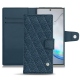 Lederschutzhülle Samsung Galaxy Note10+ - Indigo - Couture ( Pantone 303U ) 