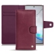 Lederschutzhülle Samsung Galaxy Note10+ - Prune vintage ( Pantone 512C ) 