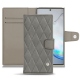 レザーケース Samsung Galaxy Note10+ - Acier vintage - Couture