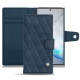 Capa em pele Samsung Galaxy Note10+ - Jean vintage - Couture