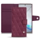 Funda de piel Samsung Galaxy Note10+ - Prune vintage - Couture