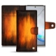Funda de piel Samsung Galaxy Note10+ - Fauve Patine