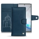 Capa em pele Samsung Galaxy Note10+ - Blu mediterran
