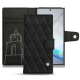 Custodia in pelle Samsung Galaxy Note10+ - Negre poudro - Couture