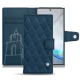 レザーケース Samsung Galaxy Note10+ - Blu mediterran - Couture
