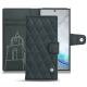 レザーケース Samsung Galaxy Note10+ - Blu marino - Couture