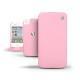 Housse cuir Apple iPhone 4  - Rose ( Nappa - Pantone 2365C ) 