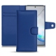 レザーケース Samsung Galaxy Note10+ - Bleu Océan PU