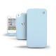 Housse cuir Apple iPhone 4  - Bleu clair ( Nappa - Pantone 277C ) 