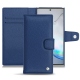 Custodia in pelle Samsung Galaxy Note10+ - Bleu frisson