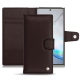 Housse cuir Samsung Galaxy Note10+ - Marron envoûtant