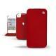 Housse cuir Apple iPhone 4  - Rouge ( Nappa - Pantone 199C ) 