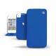 Housse cuir Apple iPhone 4  - Bleu océan ( Nappa - Pantone 293C ) 