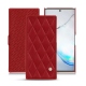 レザーケース Samsung Galaxy Note10+ - Rouge - Couture ( Nappa - Pantone 199C ) 