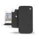 Housse cuir Apple iPhone 4  - Dark vintage ( Roughtcut - Black#5256 ) 