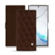 Custodia in pelle Samsung Galaxy Note10+ - Châtaigne - Couture ( Pantone 476C ) 