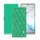 Samsung Galaxy Note10+ leather case - Menthe vintage - Couture