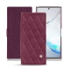 Custodia in pelle Samsung Galaxy Note10+ - Prune vintage - Couture