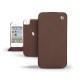 Housse cuir Apple iPhone 4  - Châtaigne ( Pantone 476C ) 