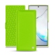 Lederschutzhülle Samsung Galaxy Note10+ - Vert fluo