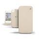 Housse cuir Apple iPhone 4  - Ivoire ( Sleek P C12 - White ) 