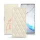 Funda de piel Samsung Galaxy Note10+ - Blanc escumo - Couture